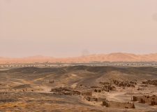 Trekking trail in the High Atlas Mountains Morocco