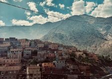 Ourika Valley waterfalls near Marrakech Morocco