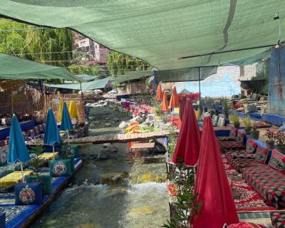 Ourika Valley waterfalls near Marrakech Morocco