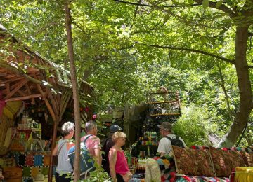 Ourika Valley waterfalls near Marrakech Morocco